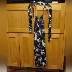 ITALIAN SILK PANTS WITH MATCHING SCARF